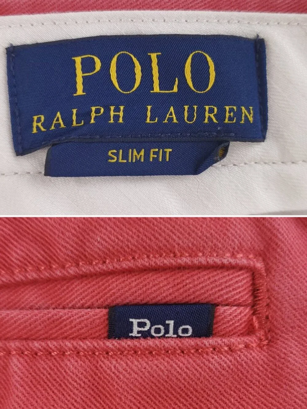 Polo Ralph Lauren Chino Pants Slim Fit Salmon Men's 